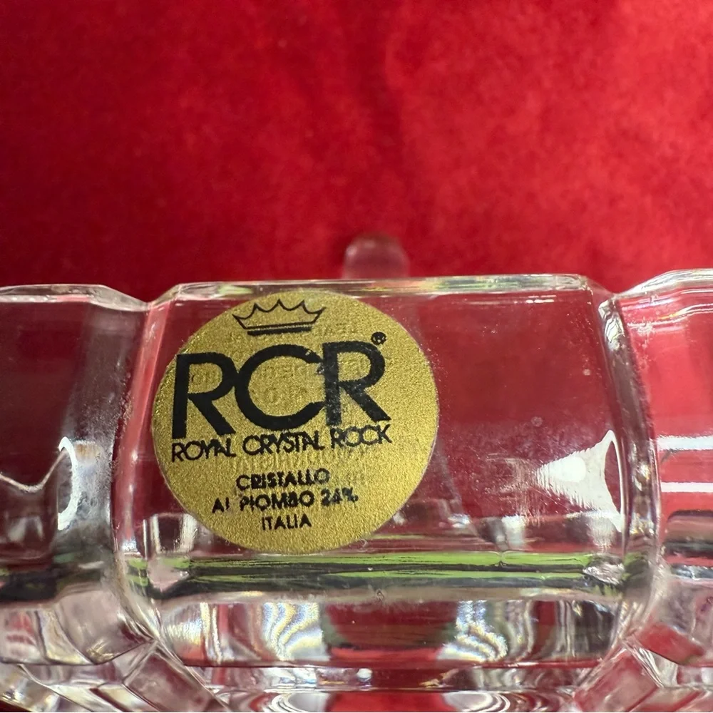 Elegant RCR Clear Royal Crystal Rock Ring Holder from Italy - Picture 4 of 8